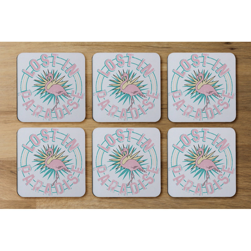 Square 6 Piece Coaster Set