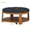 Table basse rembourrée avec tablette-1171147256