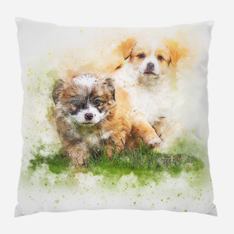 Coussin pour chien Mckean, Microsuède, Intérieur
