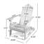 Chaise Adirondack pliable Hollywood-1479443375