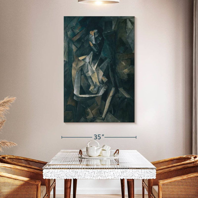 Avery Seated Nude, 51" H x 34" W