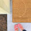 Tapis de porte en coco naturel gaufré antidérapant de qualité supérieure pour porte d'entrée intérieure extérieure, entrée de porche extérieur, décor de maison d'entrée de ferme