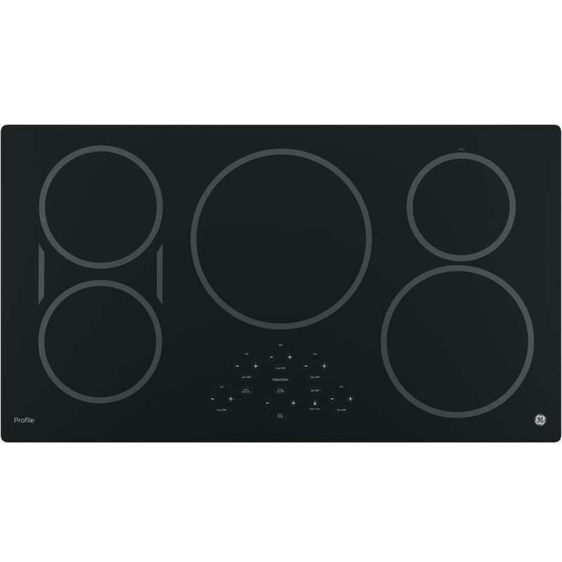 Range 36" Induction Cooktop with 5 Elements, Black