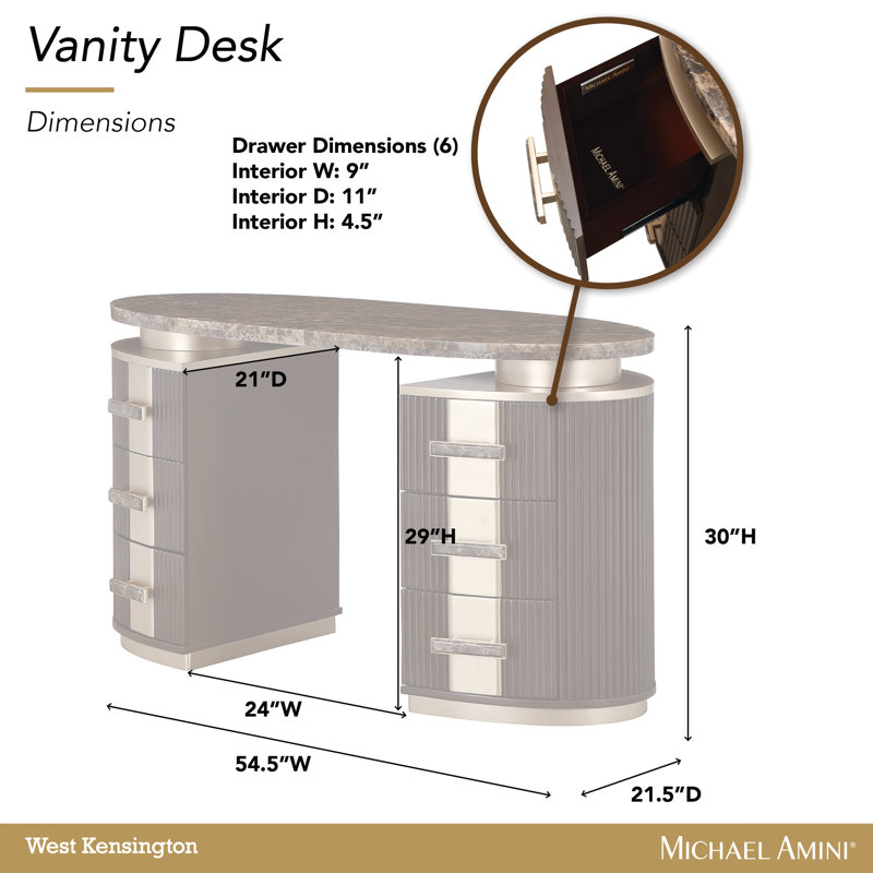 West Kensington Vanity - Medium Espresso, Medium Espresso