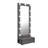 Grey Tall Mirror With Drawer And Speakers