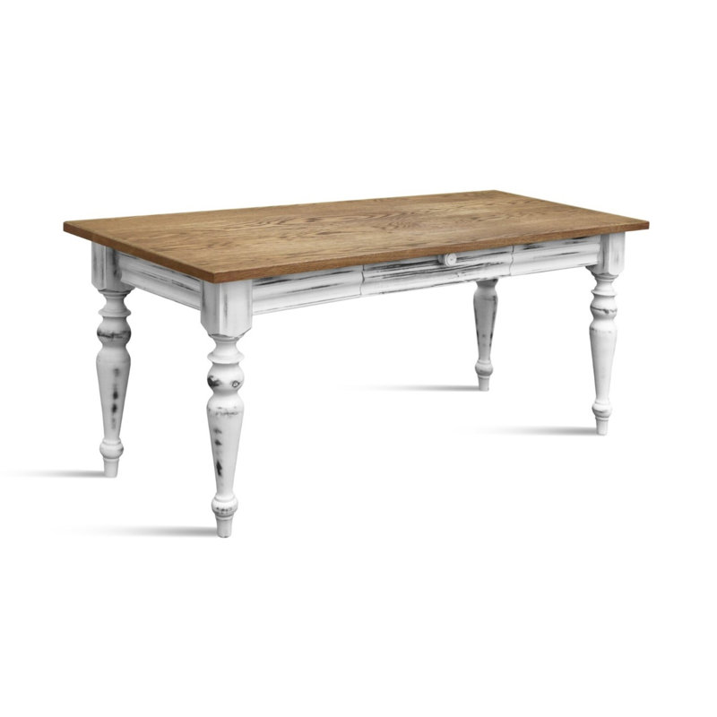 Greggory Oak Solid Wood Dining Table