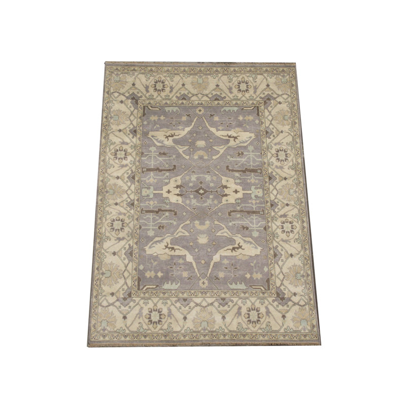 Tapis gris Oushak 9 x 12