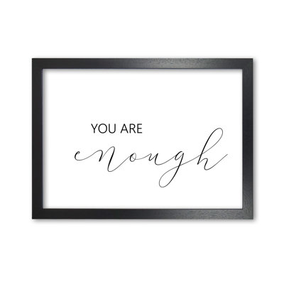 You Are Enough Landscape - Print