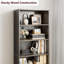 181 cm H x 60 cm W Solid Wood Bookcase