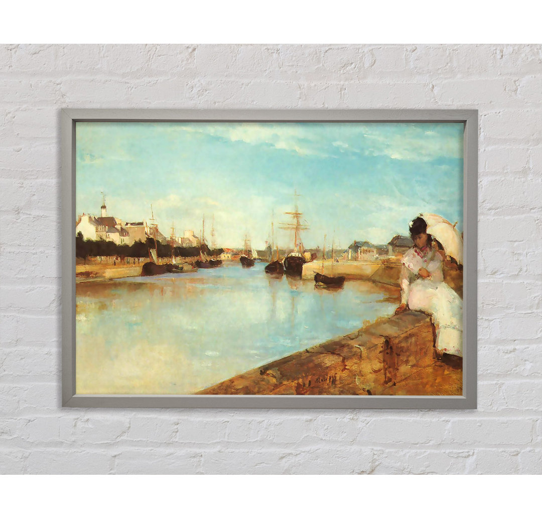 Morisot Der Hafen von Lorient Gerahmter Druck