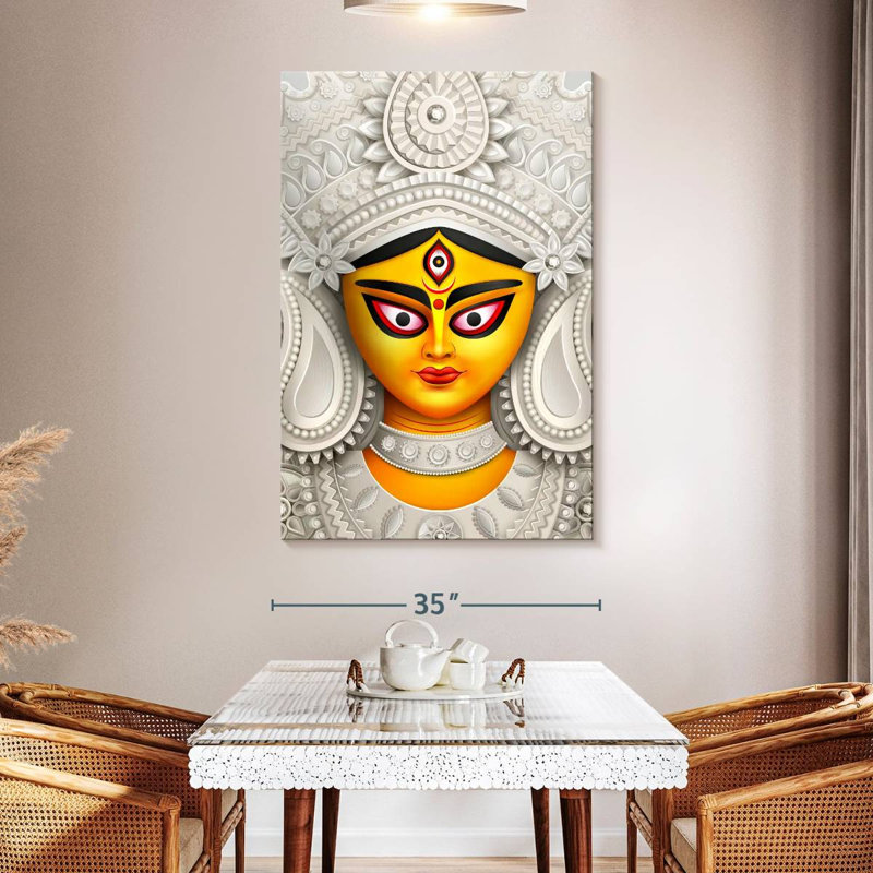 Adella Hindu Goddess Durga, 51" H x 34" W