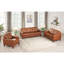 Fauteuil en cuir Aiden