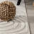 Maribo High-Low Abstract Groovy Striped Cream/Ivory Indoor/Outdoor Rug-884253325