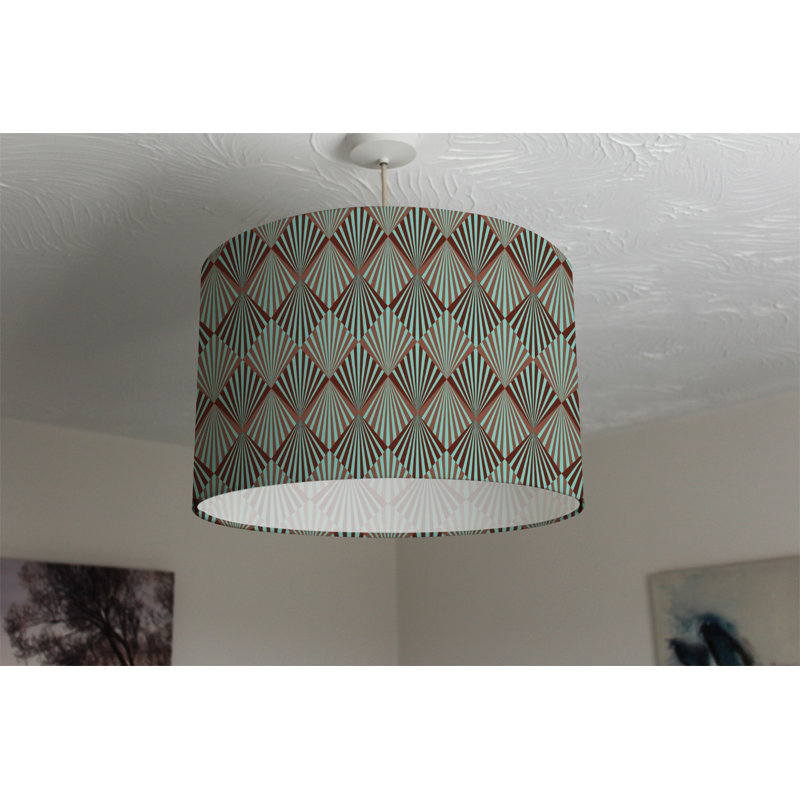 Cotton Drum Lamp Shade ( Uno ), 25cm H x 40cm W x 40cm D