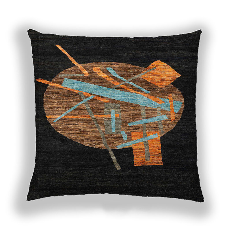 Coussin Abstract 1833, Microsuède