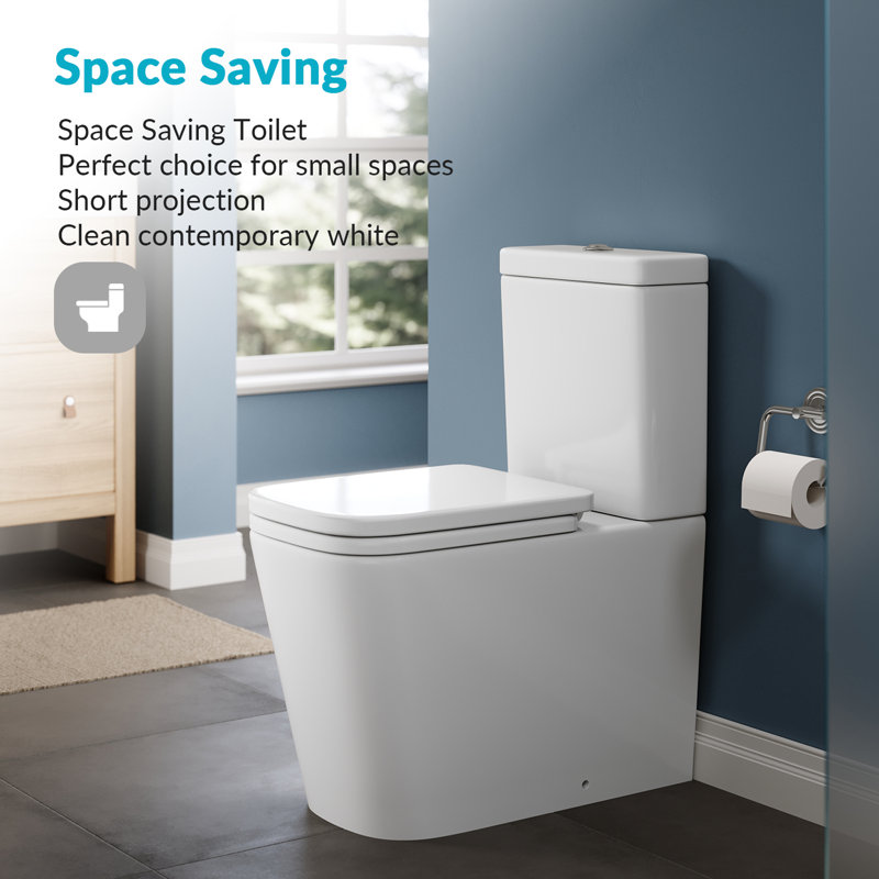 Belfry Bathroom Larimore 6.02L LPF Elongated Back To Wall Toilets