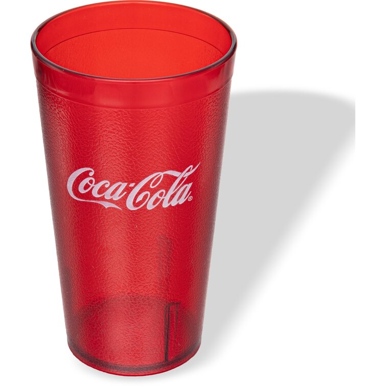16oz Clear Coke Glass Cup with Straw Manufacturer Factory