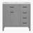 35.98'' Single Bathroom Vanity with Ceramic Top-97767425