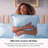 Delara GOTS-Certified Organic Cotton Sateen Pillowcase Set of 2, 400 Thread Count, Soft Long-Staple Cotton-1181383377-1181383390