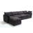 Dark Gray 5 U-Shaped With Removable Frame, 5,