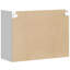 Kitchen Wall Cabinet With Glass Door Kalmar Engineered Wood-64069118-64069117