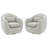 Bukov Upholstered Swivel Barrel Chair(Set Of 2)-2121050308