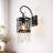 1 - Light 6.3''W Dimmable Crystal Armed Sconce