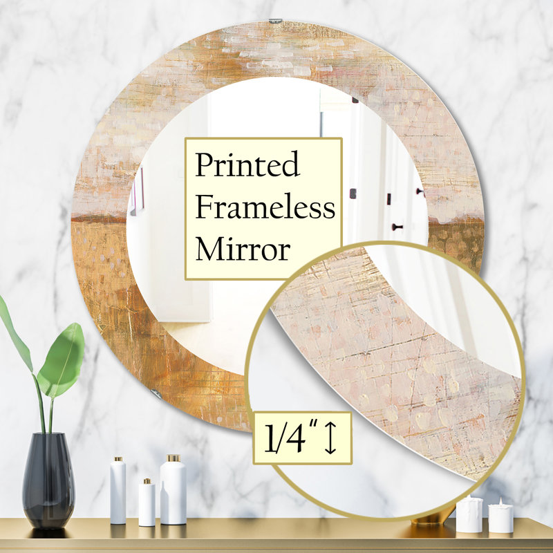 Miroir mural Amber, H 23,6 po x l 23,6 po