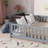 Floor Platform Bed With Fence Guardrails And Door-2006606177-2006974971