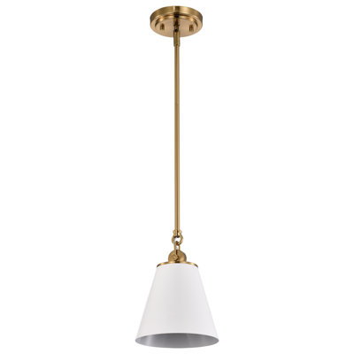 Gertie 7" W 1-Light Cone Single Pendant