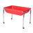 Table sensorielle rouge moyen - table et couvercle 24 po