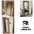 Rectangle Solid Wood Full Length Mirror