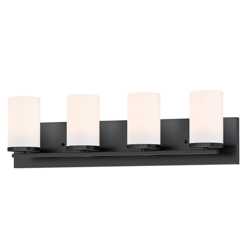 Amont 4 - Light Dimmable Bath Bar, Black