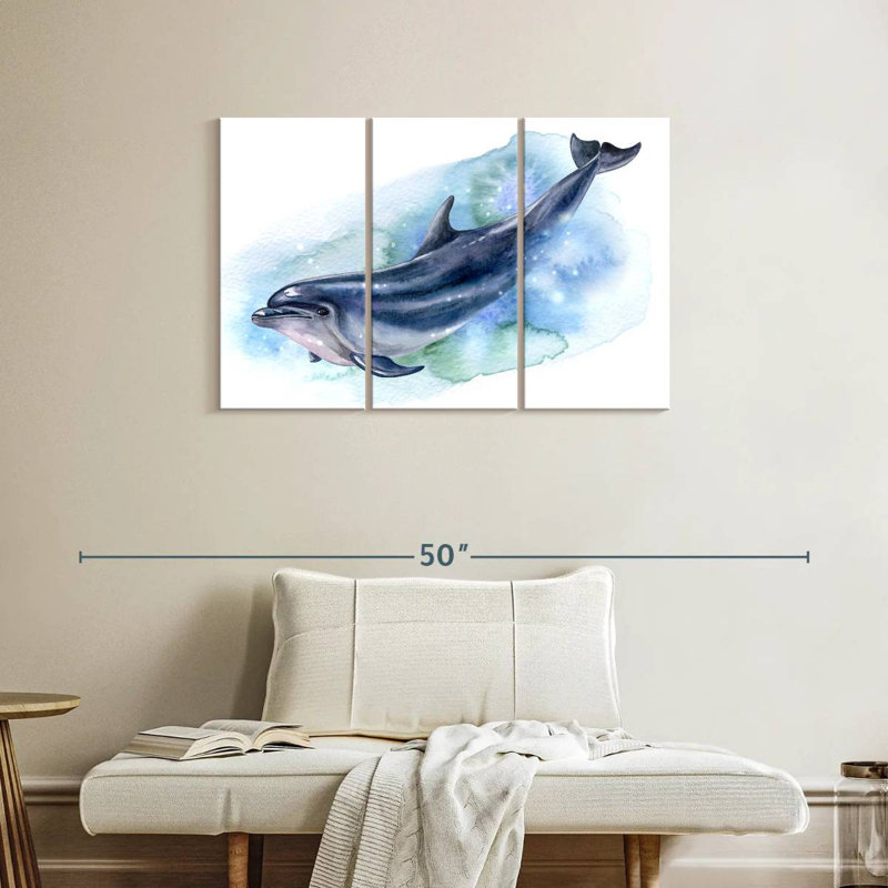 Brampt Aquatic Dolphin, 24" H x 38" W