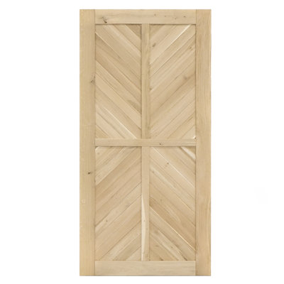 Waldo Solid Oak Wood Barn Door