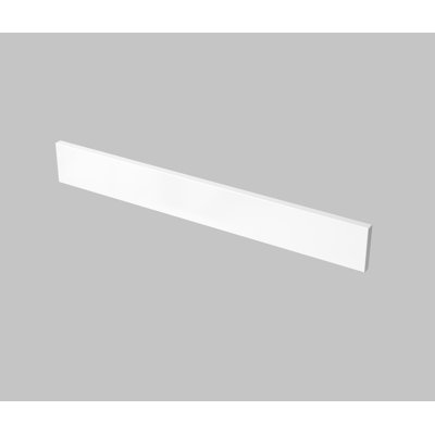 37 In. W Engineered White Marble Backsplash