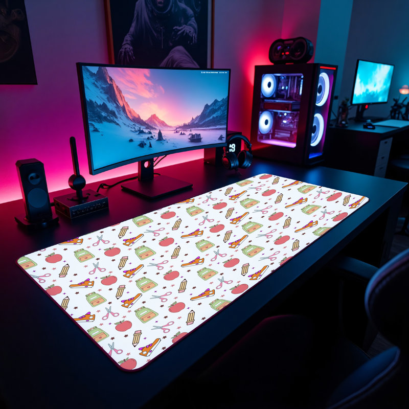 Polyester Desk Pad, 31.5x15.5
