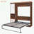 Full Size Murphy Bed with Cabinet-1028709531
