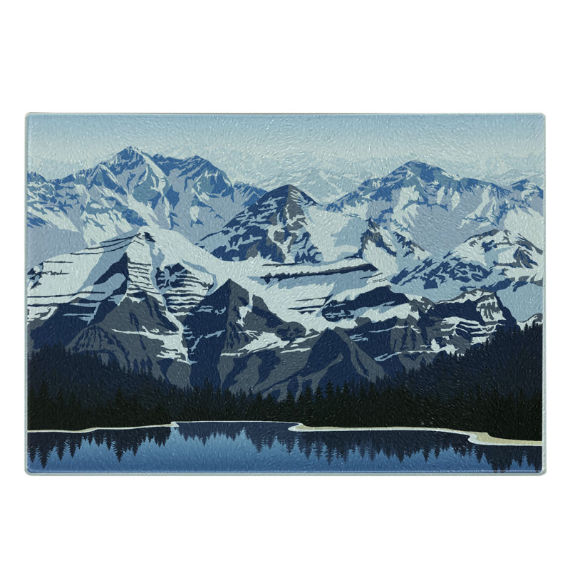 Planche à découper en verre trempé Ambesonne