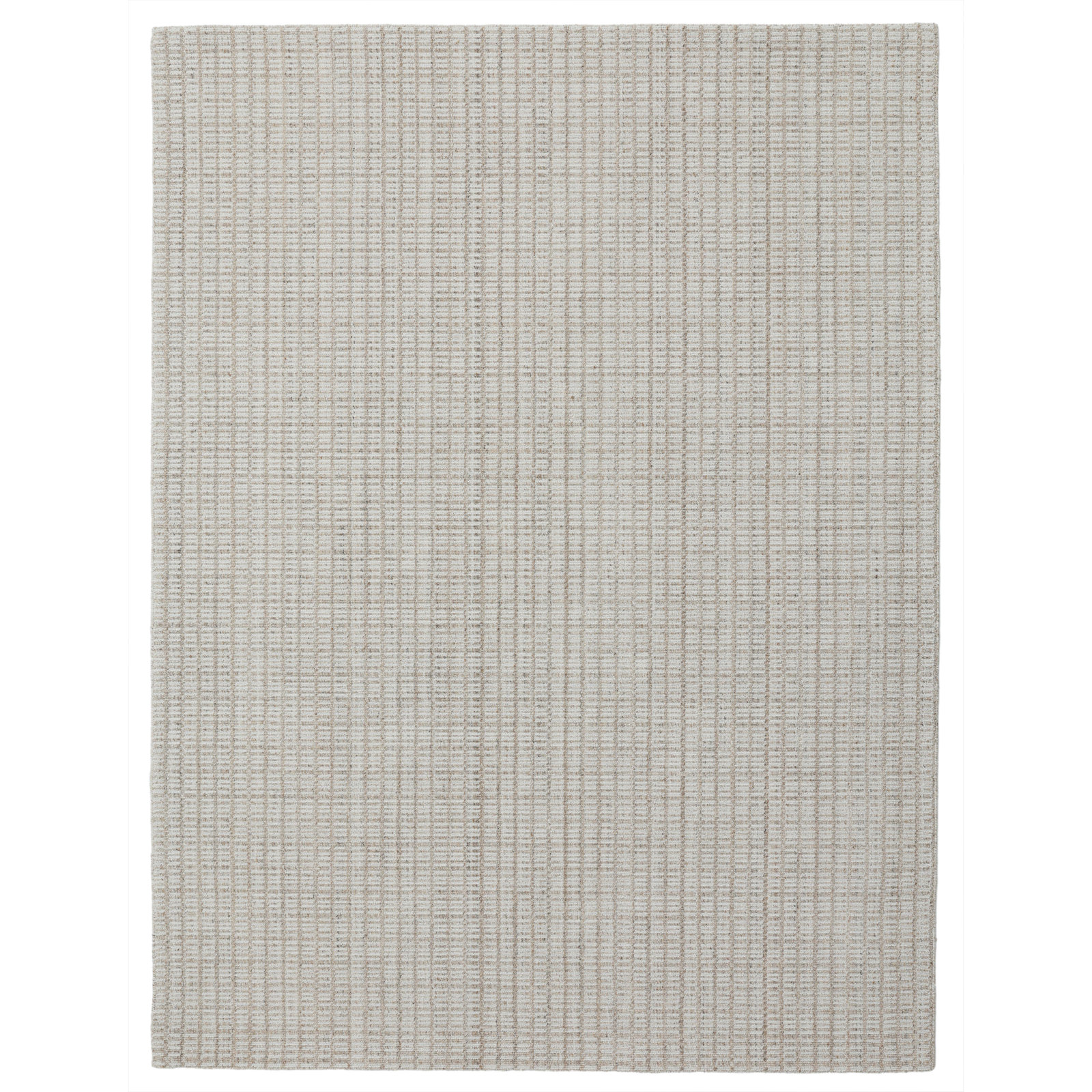 Kalise Hand-Tufted Wool Geometric Area Rug, Rectangle 8'9" x 11'9", Beige