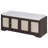 Rattan Doors Shoes Storage Bench-1868483888