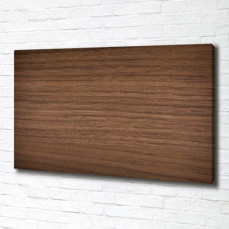 Wooden Background - Wrapped Canvas Print