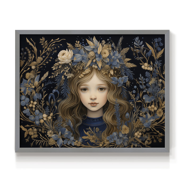 «Chirstmas Art» - CECXCVII - Reproduction encadrée - Restickable, 16" H x 20" W, Gris