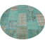 Tapis rond patiné moderne patiné 5 x 5