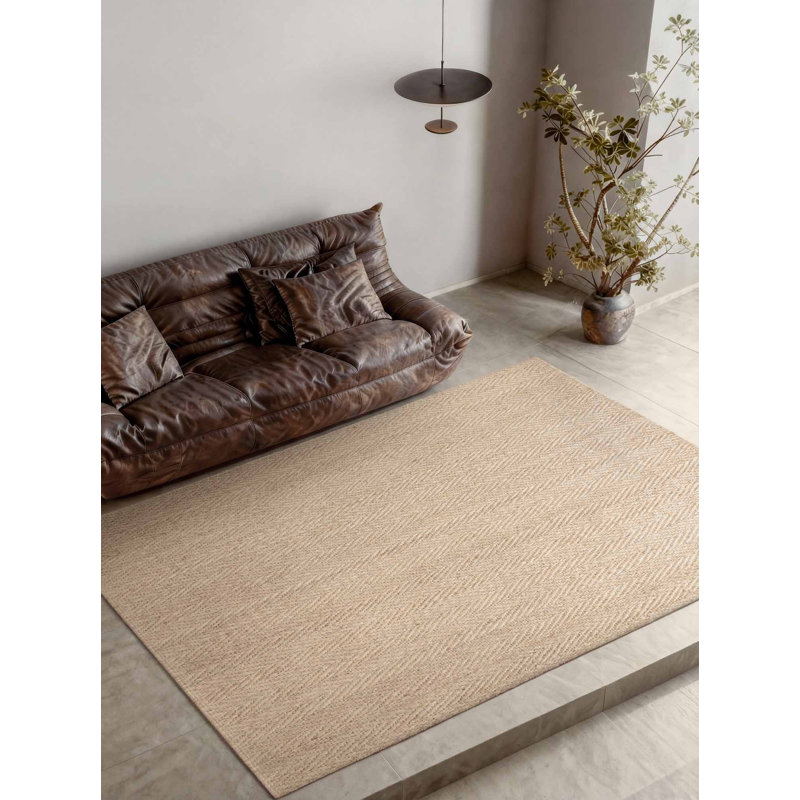 Villeroy & Boch Mirabelle - Jute Rug, Natural Rug for Living room, Bedroom, Diningroom, Rectangle 200 x 300 cm, Ivory