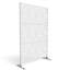 Pacifa Series 6 ft. H x 4 ft. W Leave Pattern Metal Privacy Screen With Wider Feet-94329044