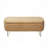 Toleen Storage Ottoman Bench for End of Bed Gold Legs, Modern Faux Fur Entryway Bench Upholstered Padded with Storage for Living Room Bedroom -1184695078