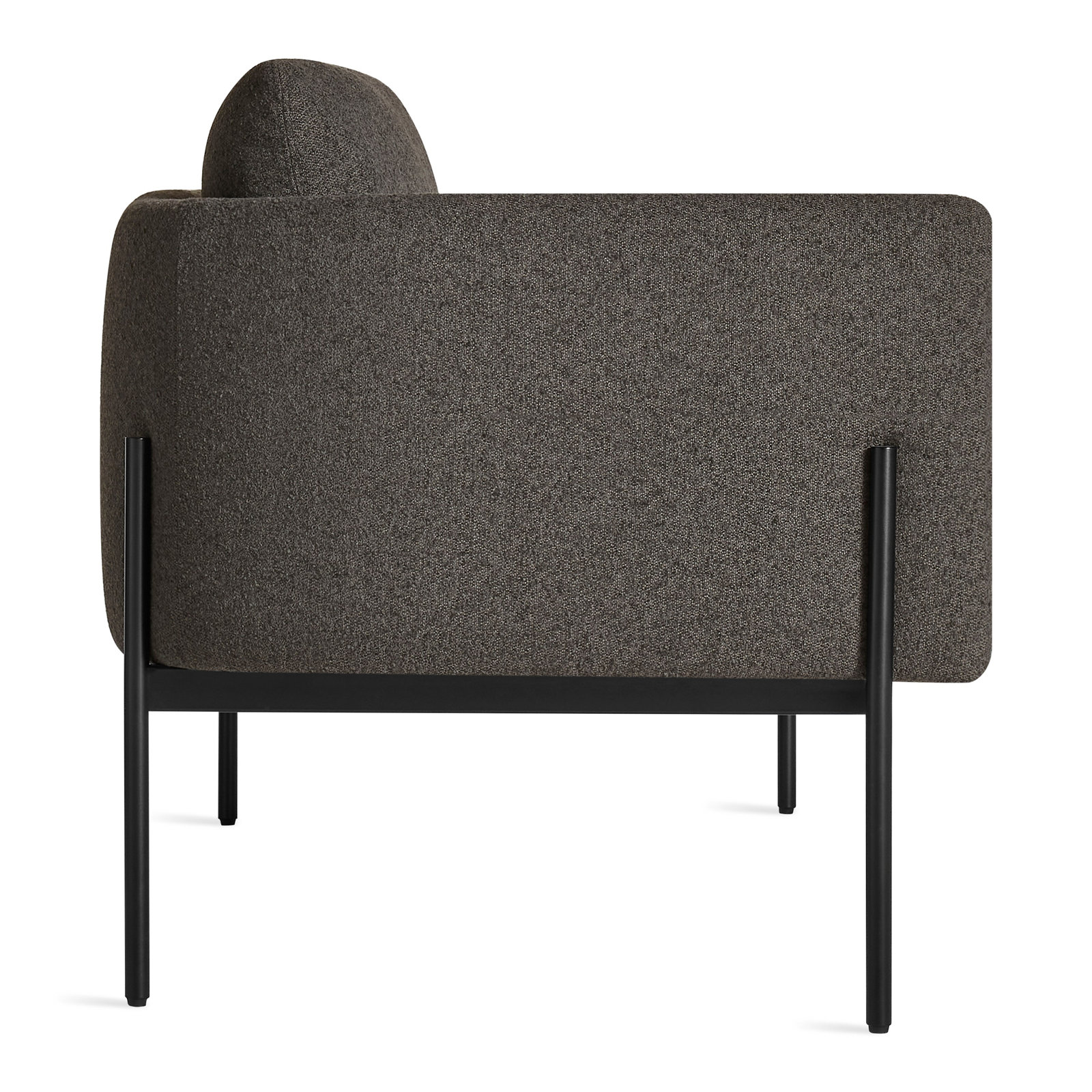 Getup 67'' Upholstered Loveseat, Kelso Charcoal Polyester