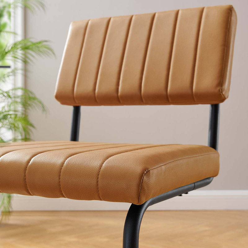 Modway Parity Vegan Leather Dining Side Chairs