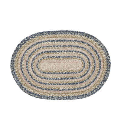 Liseron Jute Geometric Oval Placemat